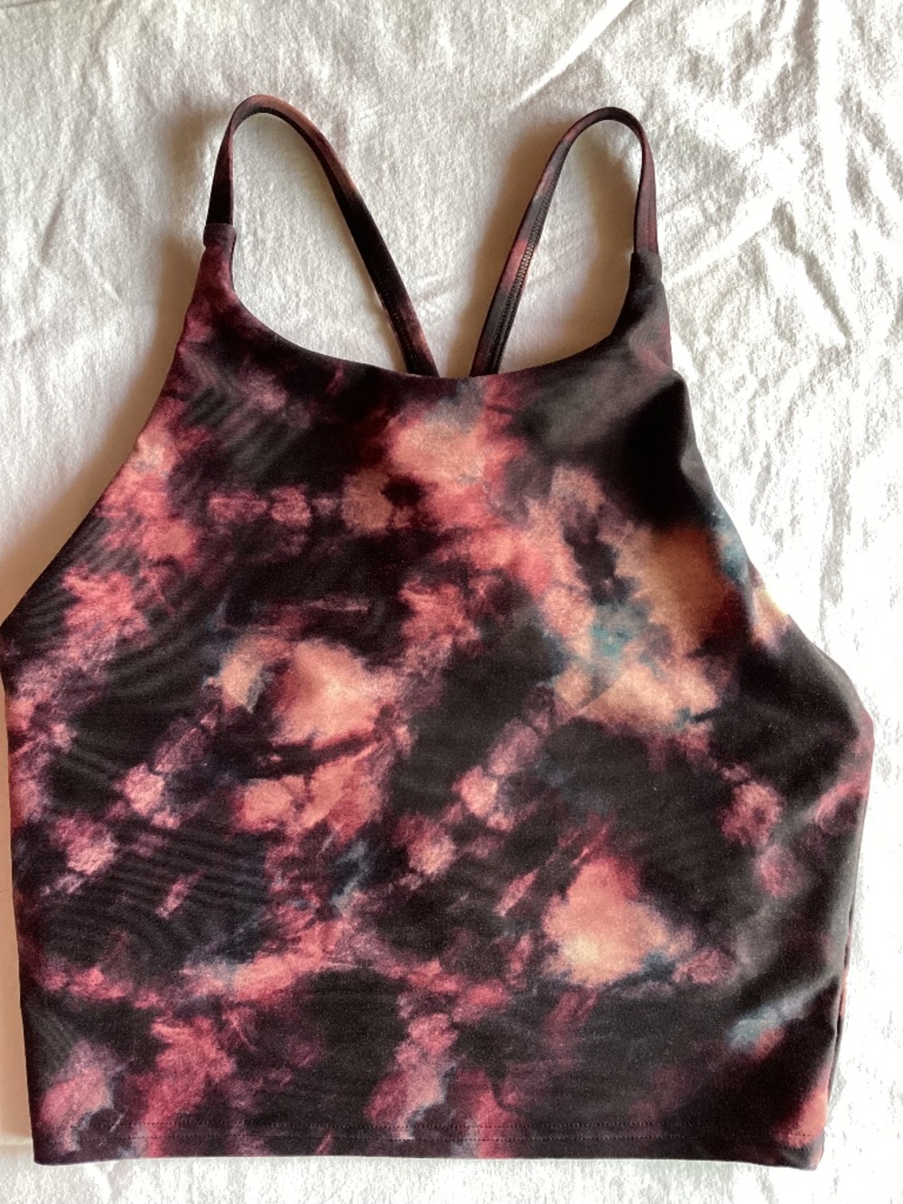 Old Navy cross back cropped shirt